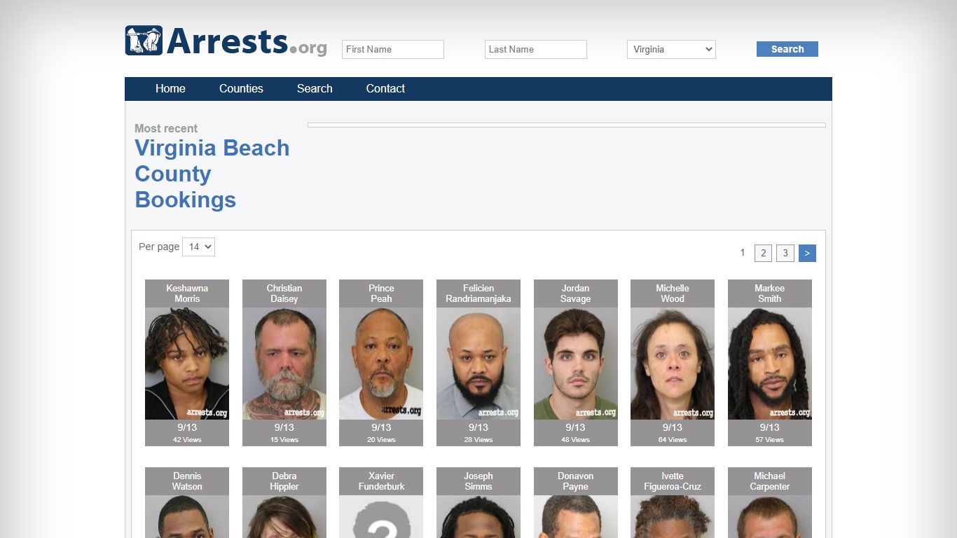 Virginia Beach County Arrests and Inmate Search